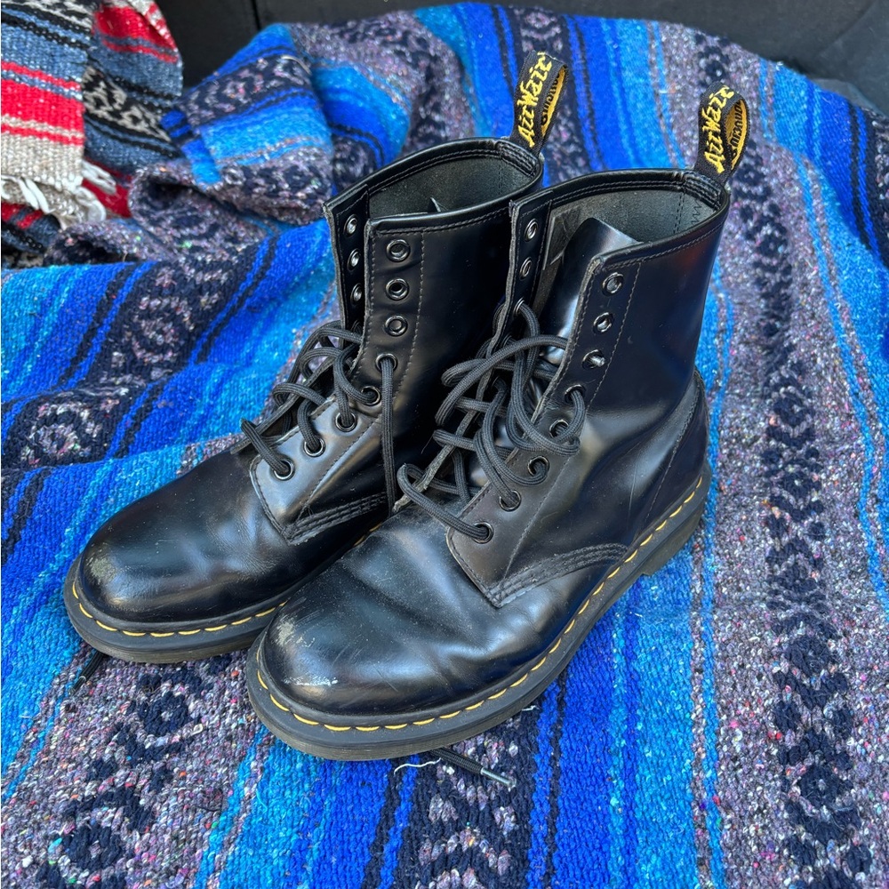 Dr. Martens Black Lace-Up Boots